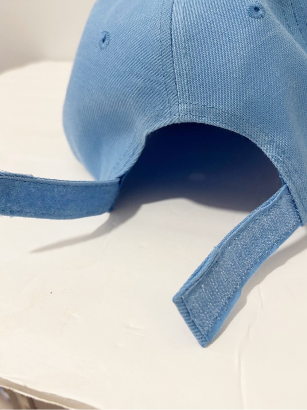 Classic Blank Light Blue Cotton Baseball Cap Hat Plain Minimalist Solid Sporty - Picture 4 of 7